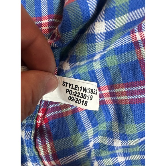 Vineyard Vines Mens Medium Slim Fit Tucker Shirt Plaid Button‎ Down Blue - Picture 5 of 9